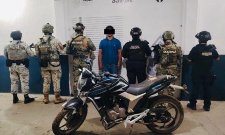 Cae presunto «raterillo»: circulaba en motocicleta con reporte de robo