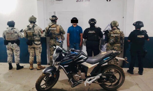 Cae presunto «raterillo»: circulaba en motocicleta con reporte de robo