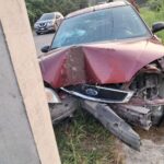 ¡Por fin es viernes! Conductor se duerme y choca contra poste nuevo de la CFE en la Tuxpan–Tampico