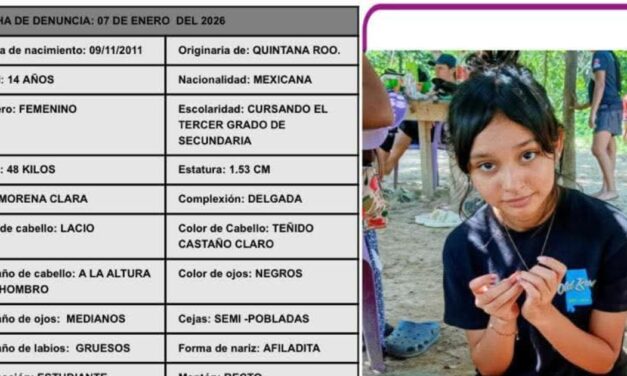 Fiscalía continúa buscando a Camila Daelyn, desaparecida en Tuxpan