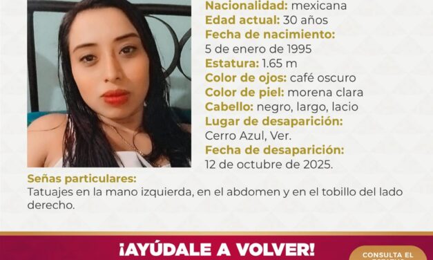 Identifican restos de mujer hallados en fosa clandestina en Tuxpan