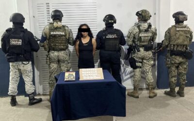 Patrullaje preventivo da frutos: Aseguran a mujer con presunta droga