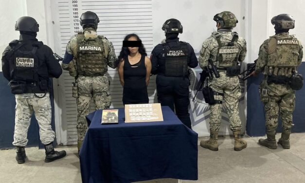 Patrullaje preventivo da frutos: Aseguran a mujer con presunta droga