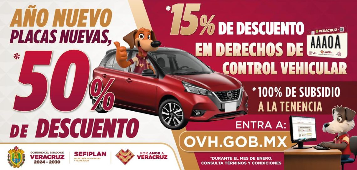 Programa de Reemplacamiento 2026 Año nuevo, placas nuevas