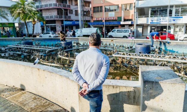 Atendiendo las indicaciones del presidente municipal Daniel Cortina, avanzan las acciones de embellecimiento en la ciudad.