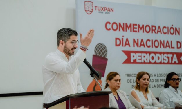 El Ayuntamiento de Tuxpan que preside Daniel Cortina Martinez, ofreció una recepción especial por el Día Nacional del Periodista