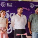 Ayuntamiento y DIF Tuxpan llevan alegría a la Ruta de los Kilómetros