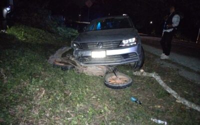¡Osvaldo se salvó de milagro en la Tuxpan-Cazones!