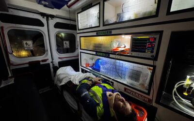 Choque en Libramiento deja a un motociclista hospitalizado: CAMD mantiene servicio de ambulancias activo las 24 horas