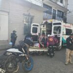 Terrible accidente de motocicleta en pleno centro de Tuxpan