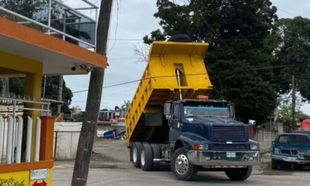 Camión de volteo arranca cables y mufas en Santiago de la Peña; dejan sin servicio a vecinos