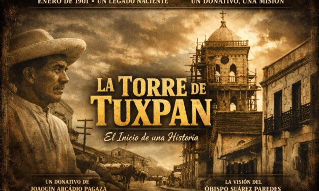 18 de enero de 1901: Se comenzó la construcción de la torre de la hoy catedral