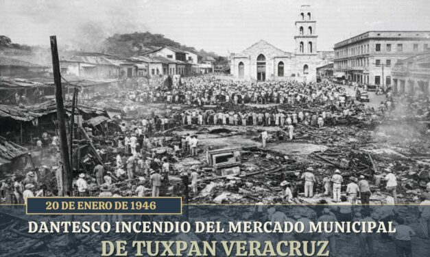 20 de enero de 1946 – Dantesco incendio del Mercado Municipal