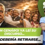 Don Genaro, ya leí su discurso. Mejor debería retirarse…