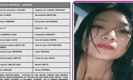 Activan operativo de búsqueda por desaparición de joven en Tuxpan; Fiscalía emite boletín urgente