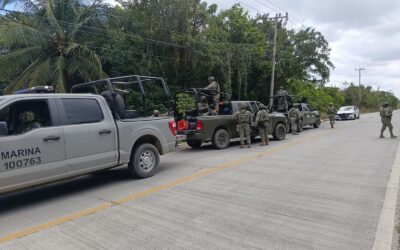 Falsa alarma activa despliegue policiaco en la vía Tuxpan–Cazones
