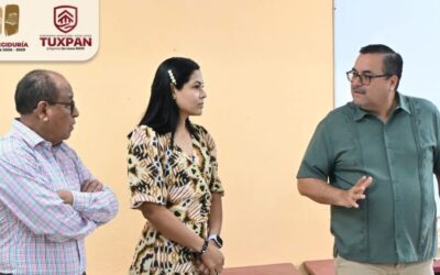 Marleth Blanco fortalece vínculos con la Zona Escolar 07 para impulsar la alfabetización en Tuxpan