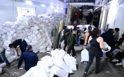 El OPLE Veracruz realizó embarque de documentación electoral del Proceso Electoral Extraordinario del Poder Judicial Local 2024-2025, para su destrucción