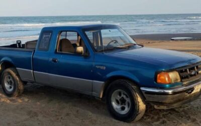 Roban camioneta en pleno centro de Tuxpan; alertan por posible banda dedicada al robo de vehículos