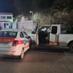 Taxi provoca choque al intentar dar vuelta en la colonia Olímpica