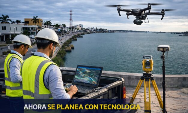 Por primera vez, Tuxpan planea la obra pública con tecnología y no con ocurrencias