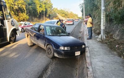 Choque en la carretera Tuxpan–Tampico deja solo daños materiales