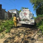 Arde vivienda abandonada en la colonia Rafael Hernández Ochoa