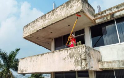 El edificio “DELMAR” se pinta y Tuxpan se sigue embelleciendo