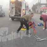 Hombre en muletas es atropellado por taxi en la autopista México–Tuxpan; su estado es crítico