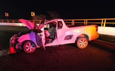 Accidente en la Tuxpan–Poza Rica deja dos lesionados