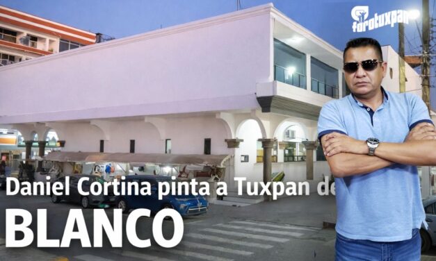 ¡Daniel Cortina pinta a Tuxpan de BLANCO!