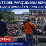 La fuente del parque será evaluada; si no es viable, el espacio se transformará en foro cultural