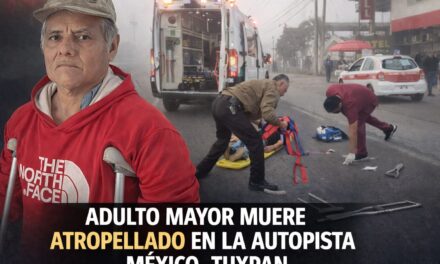 Muere adulto mayor tras ser atropellado en la México–Tuxpan; taxista es investigado por homicidio culposo