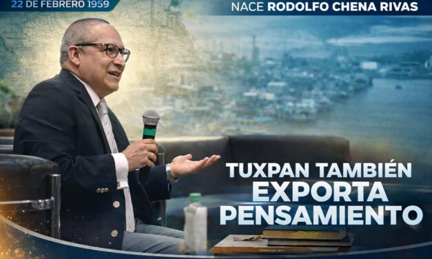 22 de febrero de 1959 — Nace en Tuxpan el académico Rodolfo Chena Rivas