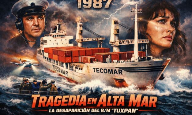 24 de febrero de 1987 — La última travesía del B/M Tuxpan y su desaparición en alta mar