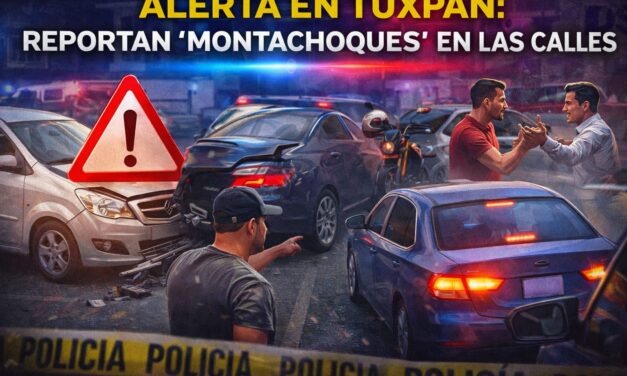 Alertan en Tuxpan por presuntos “montachoques”; ciudadanos reportan intentos de extorsión vial