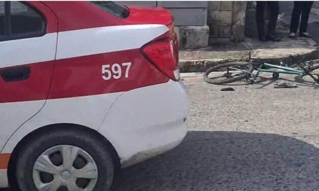 Atropellan a menor en pleno centro de Tuxpan; fue trasladado a un hospital