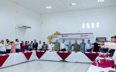 Instalan el Consejo de Seguridad Pública Municipal y el Comité de Participación Ciudadana