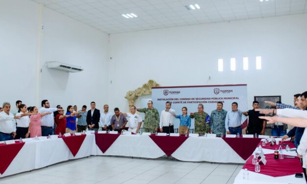 Instalan el Consejo de Seguridad Pública Municipal y el Comité de Participación Ciudadana