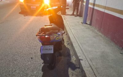 Joven universitaria lucha por su vida tras accidente en motocicleta en Tuxpan