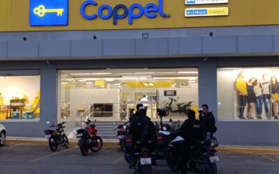 COMANDO ARMADO IRRUMPE EN BANCOPPEL DE TUXPAN Y ESCAPA SIN SER DETENIDO