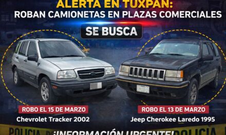 Alerta en Tuxpan: reportan banda dedicada al robo de camionetas en estacionamientos de centros comerciales