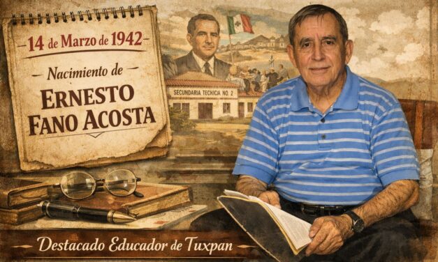 14 de marzo de 1942: nace el educador tuxpeño Ernesto Fano Acosta