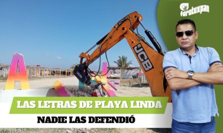 Las letras de PLAYA LINDA nadie las DEFENDIÓ