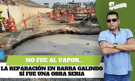 No fue al vapor: la reparación en Barra Galindo sí fue una obra seria
