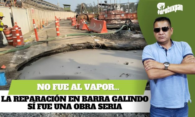 No fue al vapor: la reparación en Barra Galindo sí fue una obra seria
