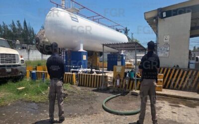 Cateo en Gas Jarocho confirma aseguramiento de más de 11 mil litros de gas LP; hay un detenido