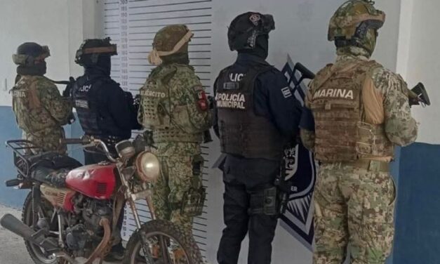 Recuperan motocicleta con reporte de robo en operativo coordinado en Tuxpan