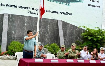 Reconocen labor policial en Tuxpan; 22 elementos ascienden en su día: René Cruz Cortés