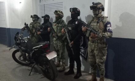 Recuperan motocicleta con reporte de robo en Tuxpan durante operativo interinstitucional